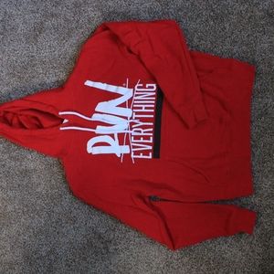 Run Everything Red Hoodie